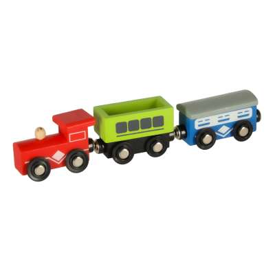 Wooden train locomotive city 69el