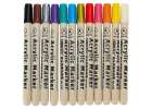Acrylic fabric markers stone marker pens DIY waterproof markers 12 pcs. 4
