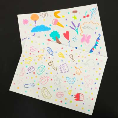 Acrylic fabric markers stone marker pens DIY waterproof markers 24 pcs.