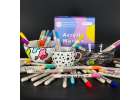 Acrylic fabric markers stone marker pens DIY waterproof markers 48 pcs. 9