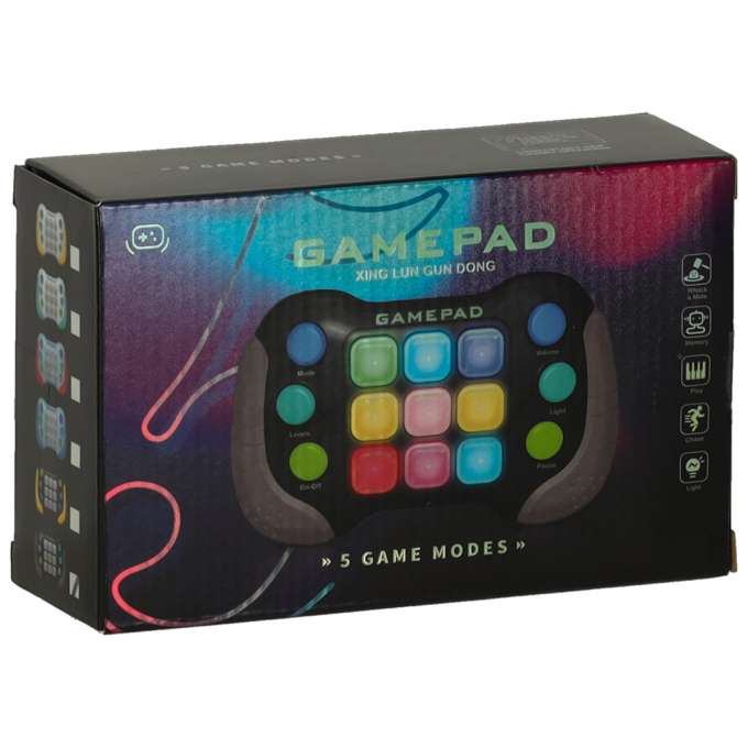 Anti-stress game console pop it black