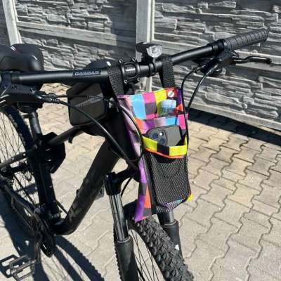Bag for bicycle scooter handlebars telephone pannier bicycle colour check