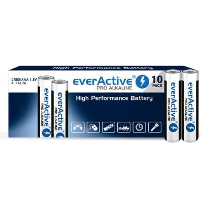 Bateria everActive Pro Alkaline LR03 AAA 10 szt.