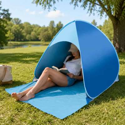 Beach tent self-folding screen for the beach garden POPUP UV protection