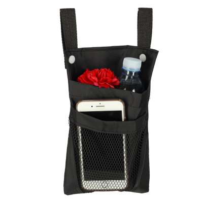 Bike scooter handlebars phone pannier bag black
