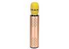 Bluetooth wireless karaoke microphone gold 7
