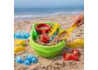 Boat with accessories moulds sand beach toys + water gun 12el. 13