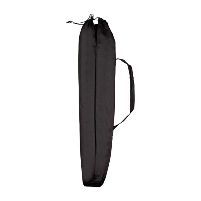 Camping bed folding XXL black 150kg