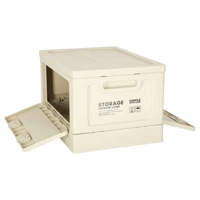 Camping box organiser for the boot
