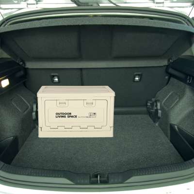 Camping box organiser for the boot