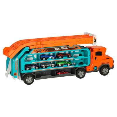 Caravan with racetrack slide 6el orange
