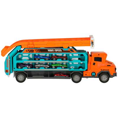 Caravan with racetrack slide 6el orange