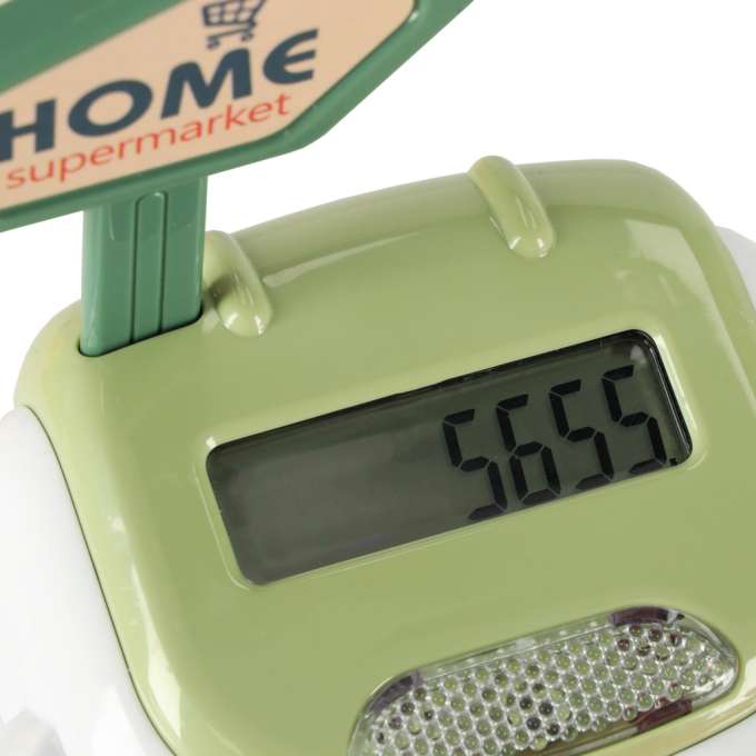 Cash register for children supermarket shop scanner calculator basket with accessories 36 el.