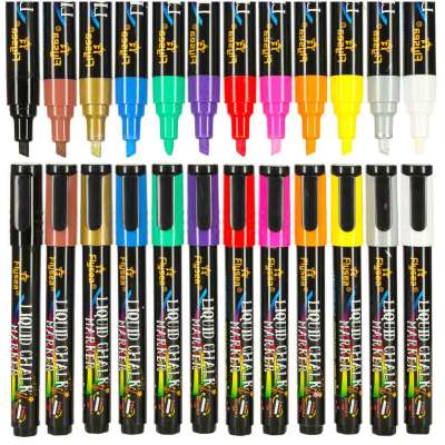 Chalk markers for glass whiteboard 12 pcs.