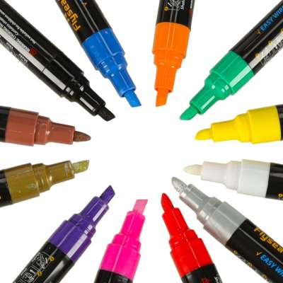 Chalk markers for glass whiteboard 12 pcs.