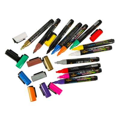 Chalk markers for glass whiteboard 12 pcs.