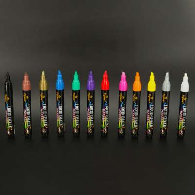 Chalk markers for glass whiteboard 12 pcs.
