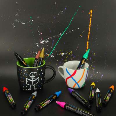 Chalk markers for glass whiteboard 12 pcs.