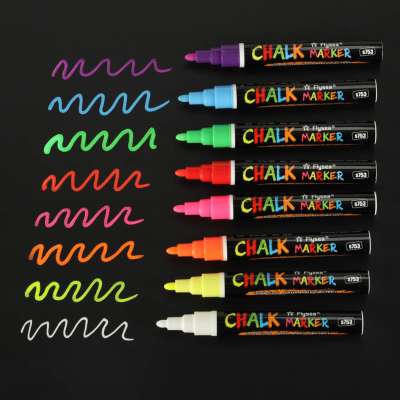 Chalk markers for glass whiteboard 8 pcs.