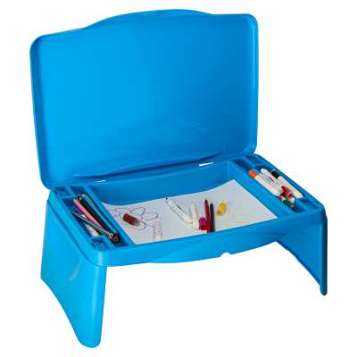 Children's car table with storage compartment not blue