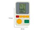Console mini retro tetris puzzle green 6