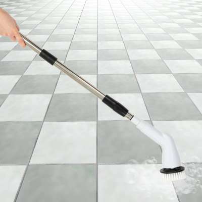 Cordless rotary electric washer brush