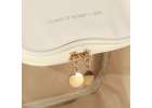 Cosmetic bag travel organiser beige 6