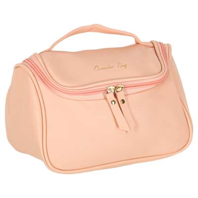 Cosmetic bag travel organiser trunk pink
