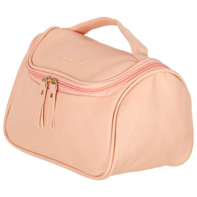 Cosmetic bag travel organiser trunk pink