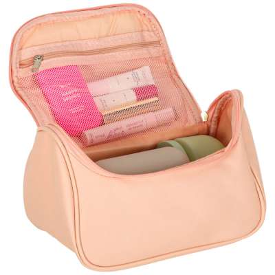 Cosmetic bag travel organiser trunk pink