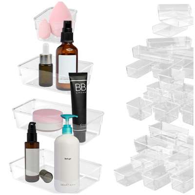 Desk organiser acrylic set 25 el.