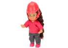 Doll and horse girl set pink 4 el. 4