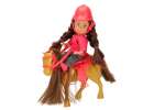 Doll and horse girl set pink 4 el. 8