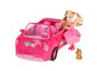Doll car convertible pink 4 el. 1