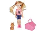 Doll car convertible pink 4 el. 4
