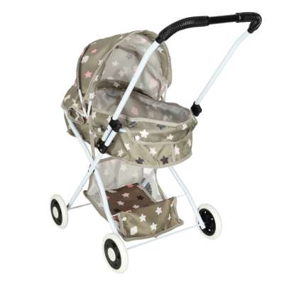 Doll pram gondola deep + bag stars