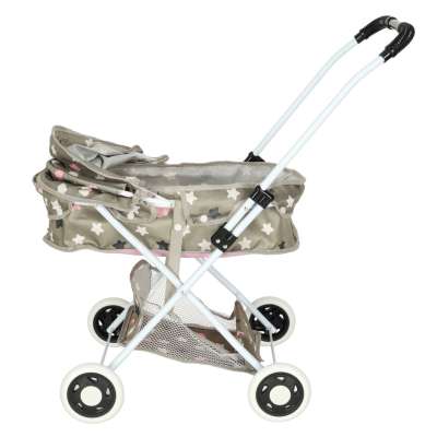 Doll pram gondola deep + bag stars