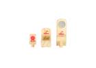 Dolls' house furniture wooden purple 9