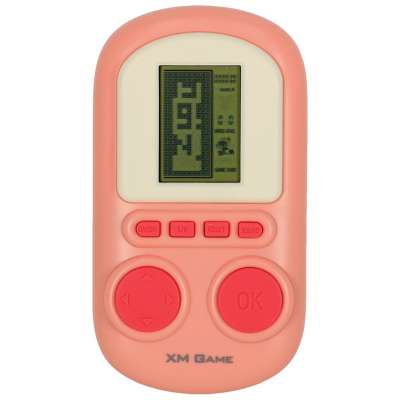 Electronic arcade game mini tetris pink