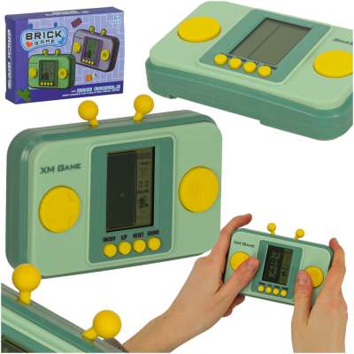 Electronic toy tetris sound game green