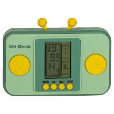 Electronic toy tetris sound game green