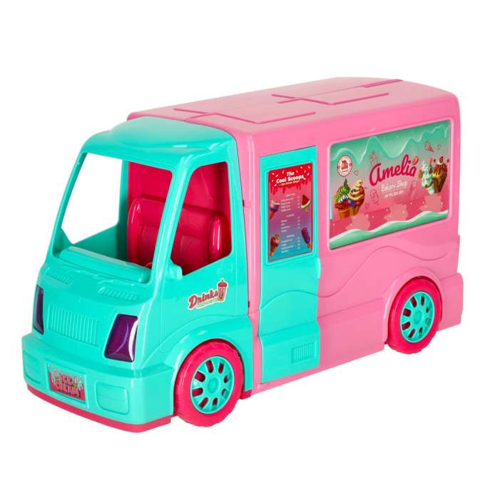Car for dolls camper food truck. Wholesale, import. Wholesaler Ikonka.