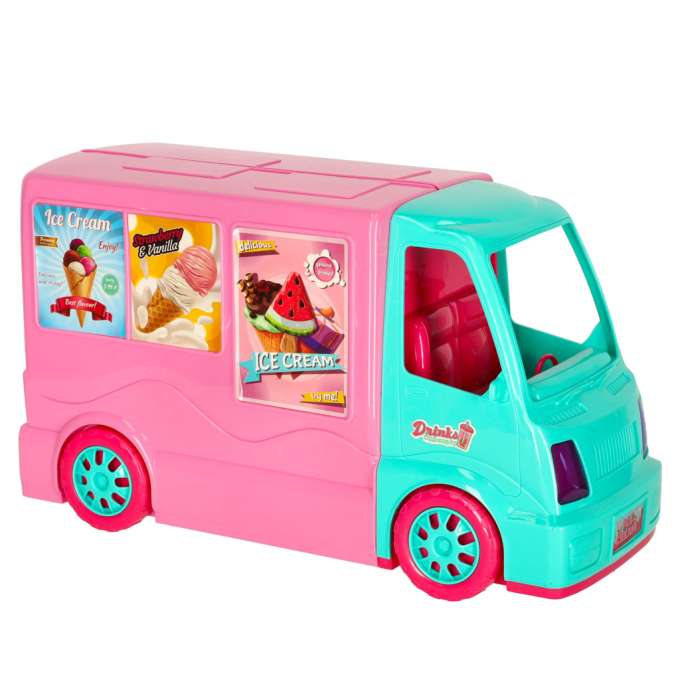 Car for dolls camper food truck. Wholesale, import. Wholesaler Ikonka.