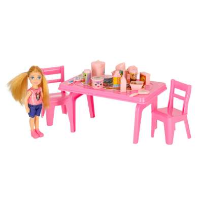Food truck dolls' car set 21 el.