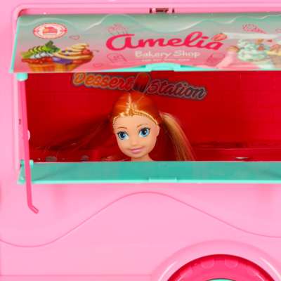 Food truck dolls' car set 21 el.