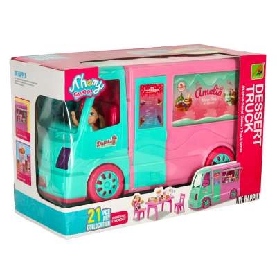Food truck dolls' car set 21 el.