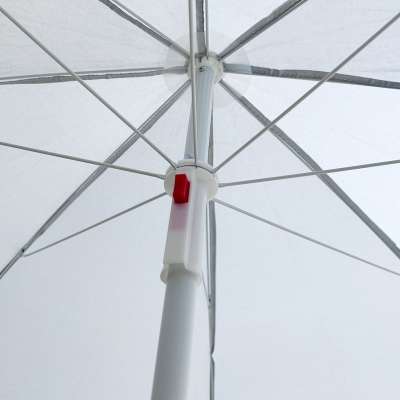 Garden beach umbrella adjustable foldable UV 150cm gray