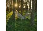 Garden hammock boho mesh tassel hanging lounger macramé 200cm grey 8
