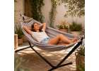 Garden hammock with frame swing large strong cover 247 cm 100 kg 8
