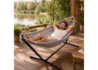Garden hammock with frame swing large strong cover 247 cm 100 kg 9